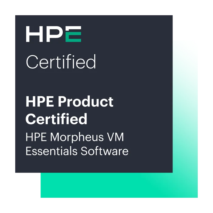 HPE Product Certified – HPE Morpheus VM Essentials Software